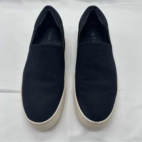 Vince Warren Suede Black Platform Sneakers - Picture 5 of 13